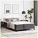 Letto con materasso Grigio 140 x 200 cm Pelle sintetica - Foto miniatura 2