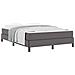 Letto con materasso Grigio 140 x 200 cm Pelle sintetica - Foto miniatura 3