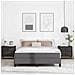 Letto con materasso Grigio 140 x 200 cm Pelle sintetica - Foto miniatura 5