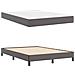 Letto con materasso Grigio 140 x 200 cm Pelle sintetica - Foto miniatura 6