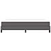 Letto con materasso Grigio 140 x 200 cm Pelle sintetica - Foto miniatura 8