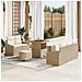 Set Divano da Giardino 8 pcs Beige e Crema 80 x 80 x 71 cm - Foto miniatura 2