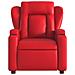 Poltrona Massaggio Elettrica Reclinabile Rosso Similpelle - Foto miniatura 9