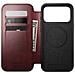 Custodia A Portafoglio Per Iphone 17 Pro Max Magsafe In Pelle Horween Serie Modern, Bordeaux - Foto miniatura 2
