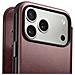 Custodia A Portafoglio Per Iphone 17 Pro Max Magsafe In Pelle Horween Serie Modern, Bordeaux - Foto miniatura 3