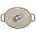 Casseruola Ovale In Ghisa 29cm Beige - Mep129g - Foto miniatura 4