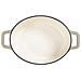 Casseruola Ovale In Ghisa 29cm Beige - Mep129g - Foto miniatura 5