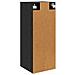 Pensile Rovere Nero 34,5 x 34 x 90 cm Legno multistrato - Foto miniatura 8