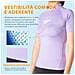Rashguard femminile essenziale S /S, L - Caramella dura /bianca - Foto miniatura 5