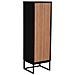 Armadio A 1 Anta In Legno E Metallo, 40,5x37x139,5h Cm - Foto miniatura 1
