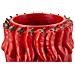 Vaso Chili Rosso In Resina A Grappolo Di Peperoncini 20x34 Cm - Foto miniatura 3