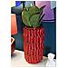 Vaso Chili Rosso In Resina A Grappolo Di Peperoncini 20x34 Cm - Foto miniatura 6