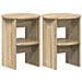 Mobile laterale 2 pcs Rovere Sonoma Ø40 x 50 cm - Foto miniatura 1