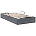 Letto con Contenitore Grigio Scuro 100 x 190 cm Velluto - Foto miniatura 5
