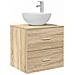 Set di mobili per il bagno 5 pcs Rovere Sonoma - Foto miniatura 3