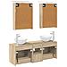Set di mobili per il bagno 5 pcs Rovere Sonoma - Foto miniatura 6