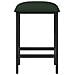 Sgabello da bar 2 pz Verde Scuro 40 x 32 x 64 cm - Foto miniatura 3