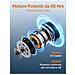 M1 Bici Elettrica Stile Moto, 25 km /h, Pneumatici Fat 20×4.0, Batteria Doppia 48V 15,6+13Ah, Doppia Sospensione, Luci LED, Portata Massima 150kg, Nero - Foto miniatura 2