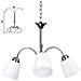 I-1162/3 NIK - Lampadario sospeso dal design classico color nickel 40 watt E14 - Foto miniatura 2