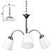 I-1162/3 NIK - Lampadario sospeso dal design classico color nickel 40 watt E14 - Foto miniatura 1