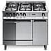 Cucina Elettrica MR96GV / C Fuochi a Gas Forno Gas Ventilato Dimensione 90 x 60 cm Colore Inox - Foto miniatura 4