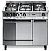 Cucina Elettrica MR96GV / C Fuochi a Gas Forno Gas Ventilato Dimensione 90 x 60 cm Colore Inox - Foto miniatura 5