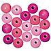 Rayher - 115 Pezzi - Perline In Legno Lucido Resistenti Ø6mm - Tonalita' Di Rosa - Foto miniatura 2
