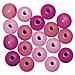 Rayher - 115 Pezzi - Perline In Legno Lucido Resistenti Ø6mm - Tonalita' Di Rosa - Foto miniatura 1