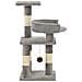 Albero Per Gatti Con Tiragraffi In Sisal 65 Cm Grigio - Foto miniatura 3