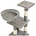 Albero Per Gatti Con Tiragraffi In Sisal 65 Cm Grigio - Foto miniatura 4