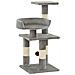 Albero Per Gatti Con Tiragraffi In Sisal 65 Cm Grigio - Foto miniatura 1