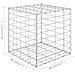 Gabbione Letto Rialzato A Cubo In Filo Di Acciaio 40x40x40 Cm - Foto miniatura 5