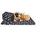 6 X Coperta Del Cane Del Gatto Cuscino Cucciolo Gattino Di Sonno Stuoia Del Rilievo Dellanimale Domestico Lavabile Morbido Caldo Fluffy Coperte In Pile Black75 75cm - Foto miniatura 1