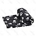 6 X Coperta Del Cane Del Gatto Cuscino Cucciolo Gattino Di Sonno Stuoia Del Rilievo Dellanimale Domestico Lavabile Morbido Caldo Fluffy Coperte In Pile Black75 75cm - Foto miniatura 5
