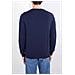Uomo - Maglia Girocollo In Cotone Pima Blu - Foto miniatura 3