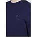 Uomo - Maglia Girocollo In Cotone Pima Blu - Foto miniatura 4