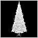 Albero Natale Artificiale LED e Palline Verde L 240 cm Bianco - Foto miniatura 2