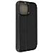 Custodia Iphone 13 Vera Pelle Porta-carte Supporto Video Nera - Foto miniatura 5