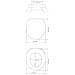 Sedile Wc Vorno Neo, Duroplast, - Foto miniatura 4