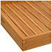 Vassoio Da Portata 60x60 Cm In Legno Massello Di Teak - Foto miniatura 5