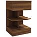 Comodino Rovere Marrone 40x35x65 Cm In Legno Multistrato - Foto miniatura 1