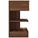 Comodino Rovere Marrone 40x35x65 Cm In Legno Multistrato - Foto miniatura 3