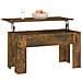 Tavolino Da Salotto Rovere Fumo 101x49x52 Cm Legno Multistrato - Foto miniatura 6