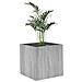 Fioriera Grigio Sonoma 40x40x40 Cm In Legno Multistrato - Foto miniatura 2