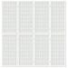Divisorio Pieghevole 4 Pannelli Stile Giapponese 160x170 Bianco - Foto miniatura 3