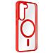 Cover Magsafe Per Samsung S23 Plus Retro Rigido Bordo In Silicone Rossa - Foto miniatura 3
