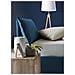 Letto Matrimoniale Maddalena, Letto Contenitore Con Rivestimento In Tessuto, 100% Made In Italy, Apertura Frontale, Adatto Per Materasso Cm 140x200, Blu - Foto miniatura 3