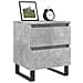 Comodini 2pz Grigio Cemento 40x35x50 Cm In Legno Multistrato - Foto miniatura 3