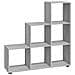 Libreria A Scala Grigio Sonoma 107 Cm In Legno Multistrato - Foto miniatura 2