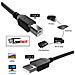 Tr-1482 Cavo Stampante Scanner Usb Am To Bm 3m Black - Foto miniatura 4